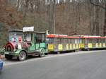 Eine Hummelbahn aus Pirna steht in Rabenau und fhrt bald auerplanmig durch den Rabenauer Grund zurck nach FTL Cossmannsdorf