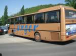 Busse/106579/ein-bus-von-langer-fuhr-auf Ein Bus von LANGER fuhr auf den PArkplatz beim groen Spielmannszug Konzert in Freital am 2.5.09