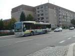 Busse/120659/der-nietzold-bus-der-rvd-faehrt-an Der Nietzold-Bus der RVD fhrt an der Brgerstrae vorbei