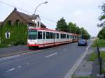 Strasenbahn - Stadtbahn/109443/eine-doppeltraktion-aus-duewag-n8-der-dortmunder Eine Doppeltraktion aus DWAG-N8 der Dortmunder Stadtwerke ist am 16.05.2008 in Asseln unterwegs.