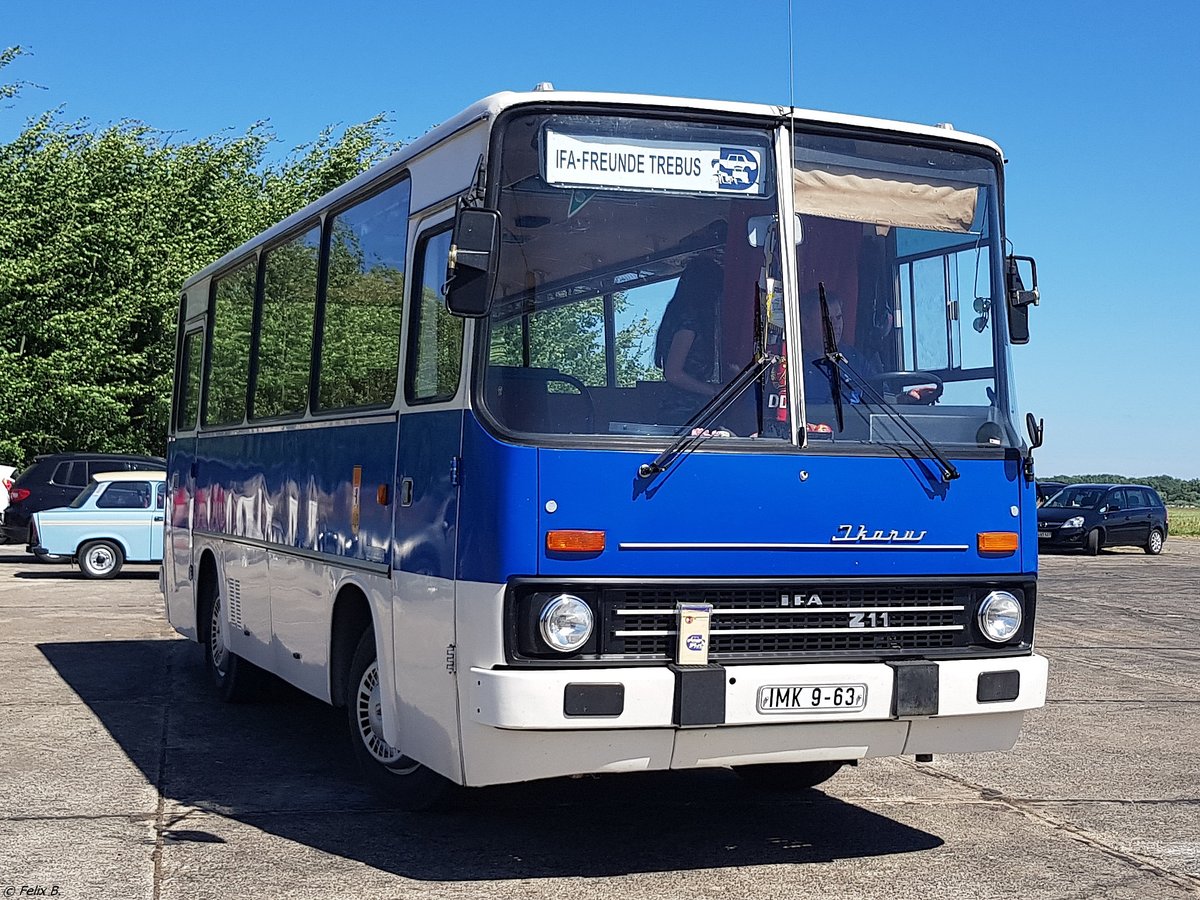 Ikarus 211 der IFA Freunde Trebus aus Deutschland in P�tnitz.