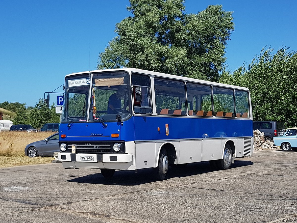 Ikarus 211 der IFA Freunde Trebus aus Deutschland in P�tnitz.