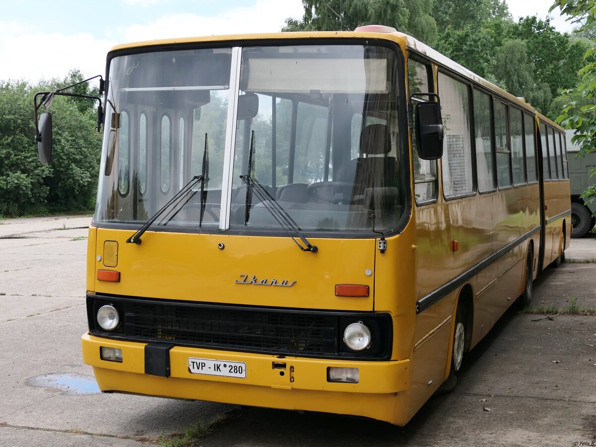 Ikarus 280 vom Technikmuseum Pütnitz (ex Schönebecker Buslinien) in Pütnitz.