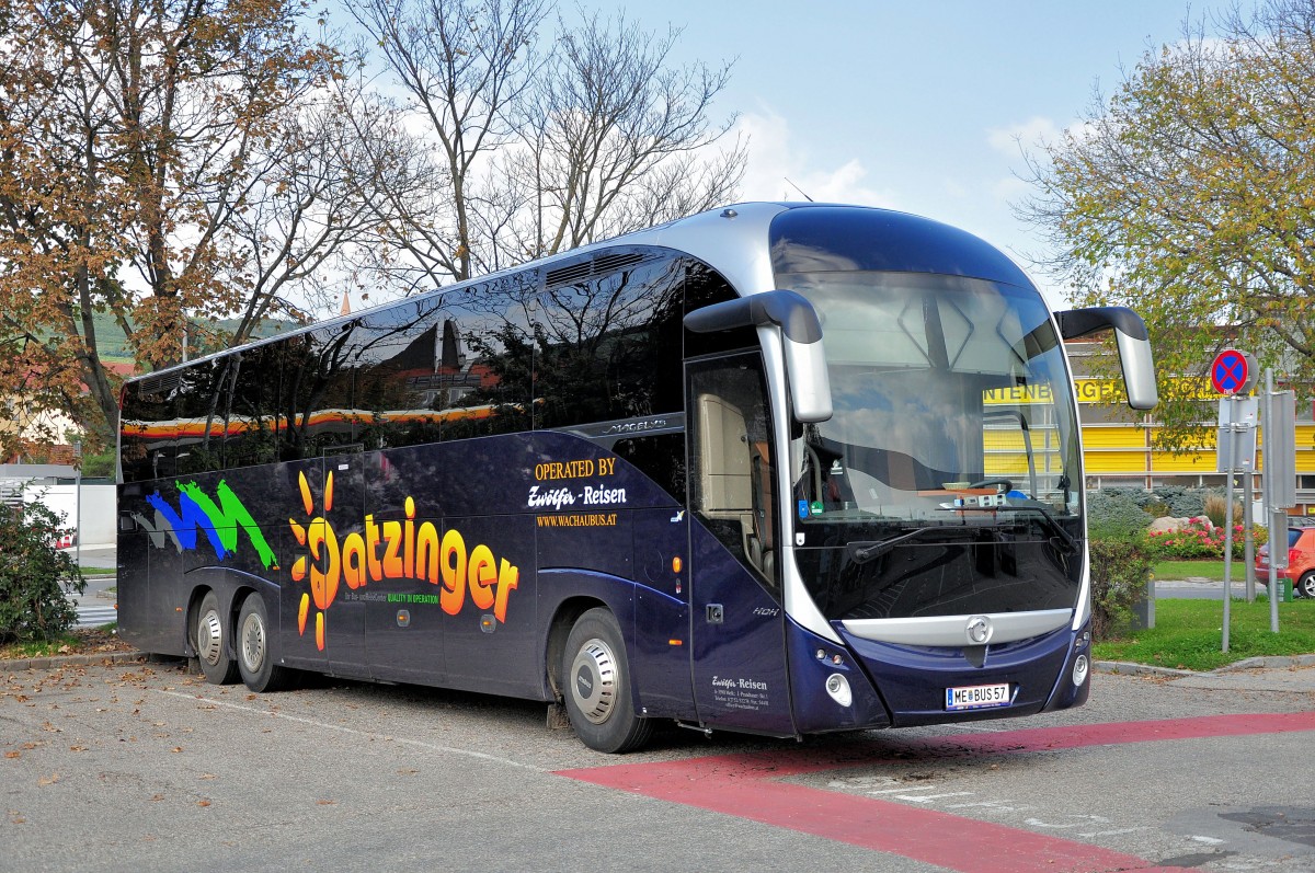 Irisbus Magelys HDH von Datzinger Reisen aus Nieder�sterreich am 1.10.2014 in Krems.