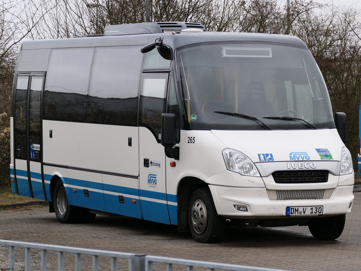 Iveco Daily mit TS-Aufbau der MVVG in Waren. 