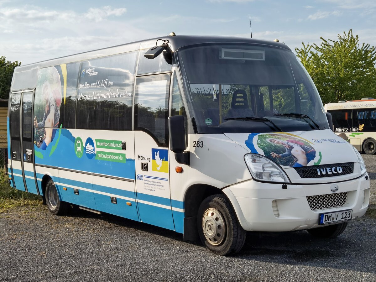 Iveco Daily mit TS-Aufbau der MVVG in Röbel.