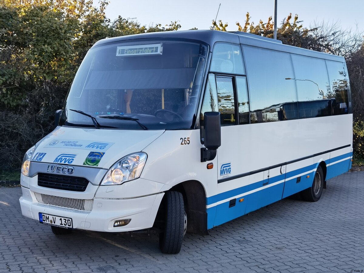 Iveco Daily mit TS-Aufbau der MVVG in Waren.