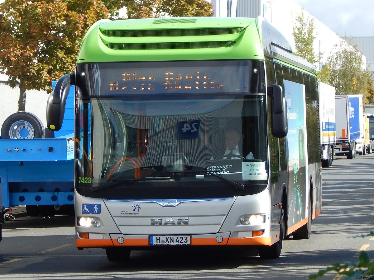 MAN Lion's City Hybrid der ÜSTRA in Hannover auf der IAA.