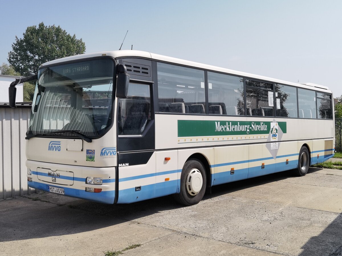 MAN ÜL 313 der MVVG in Burg Stargard.