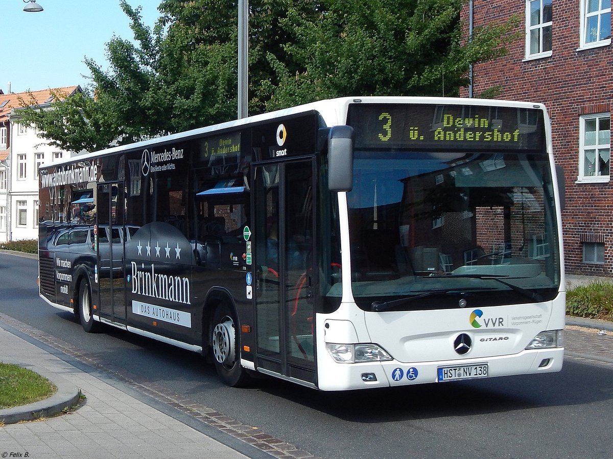 Mercedes Citaro II der VVR in Stralsund.