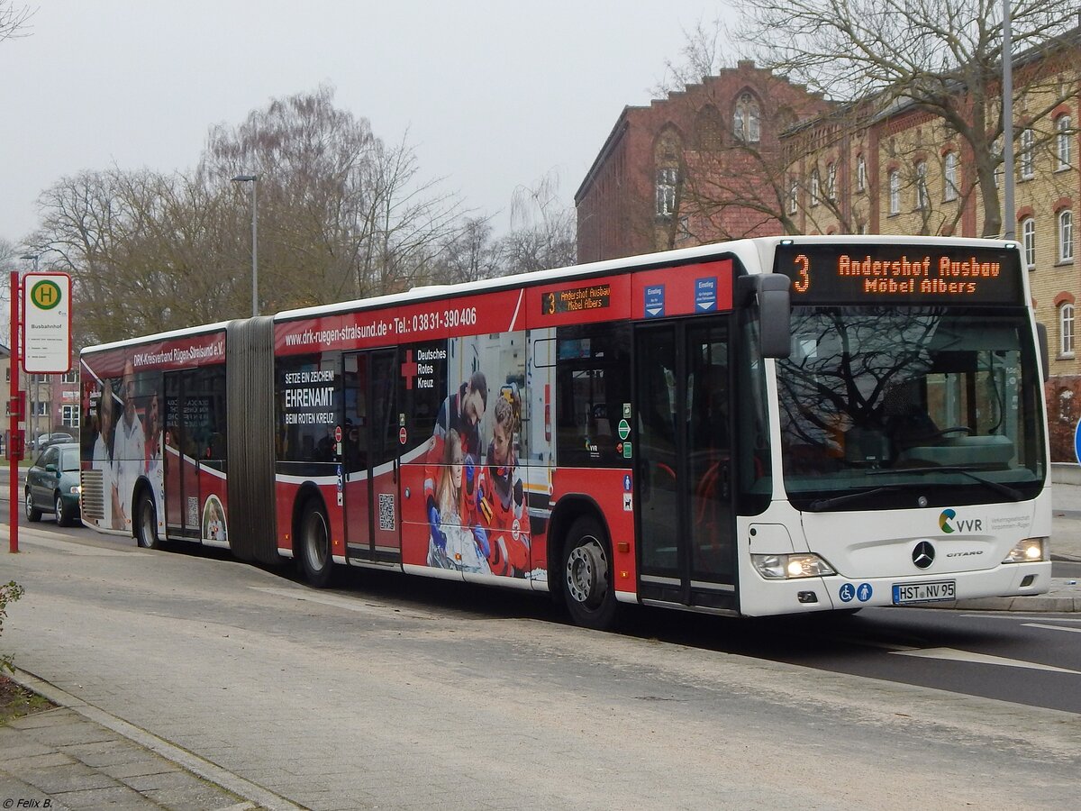 Mercedes Citaro II der VVR in Stralsund.