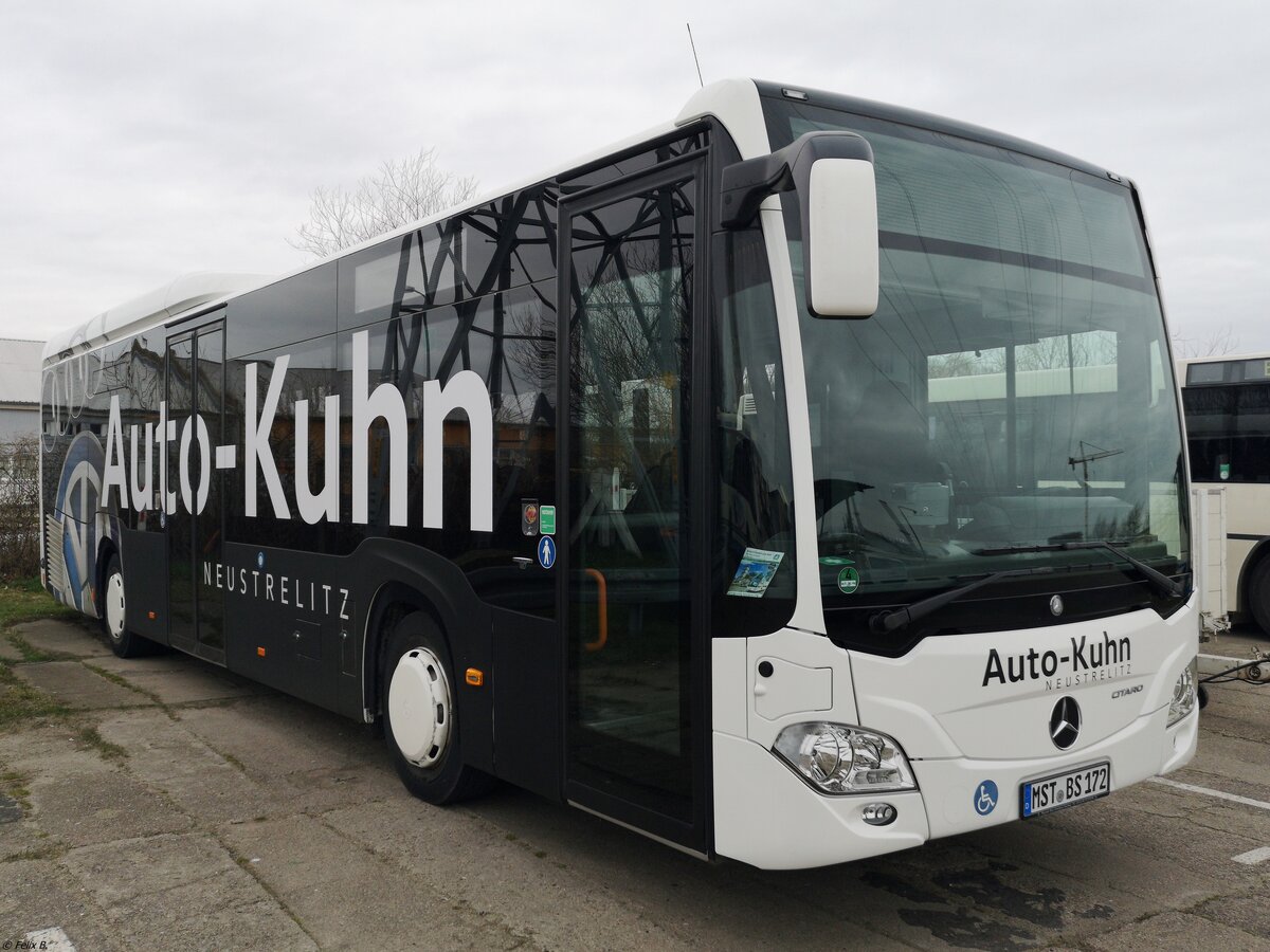 Mercedes Citaro III von Becker-Strelitz Reisen aus Deutschland in Neubrandenburg. 