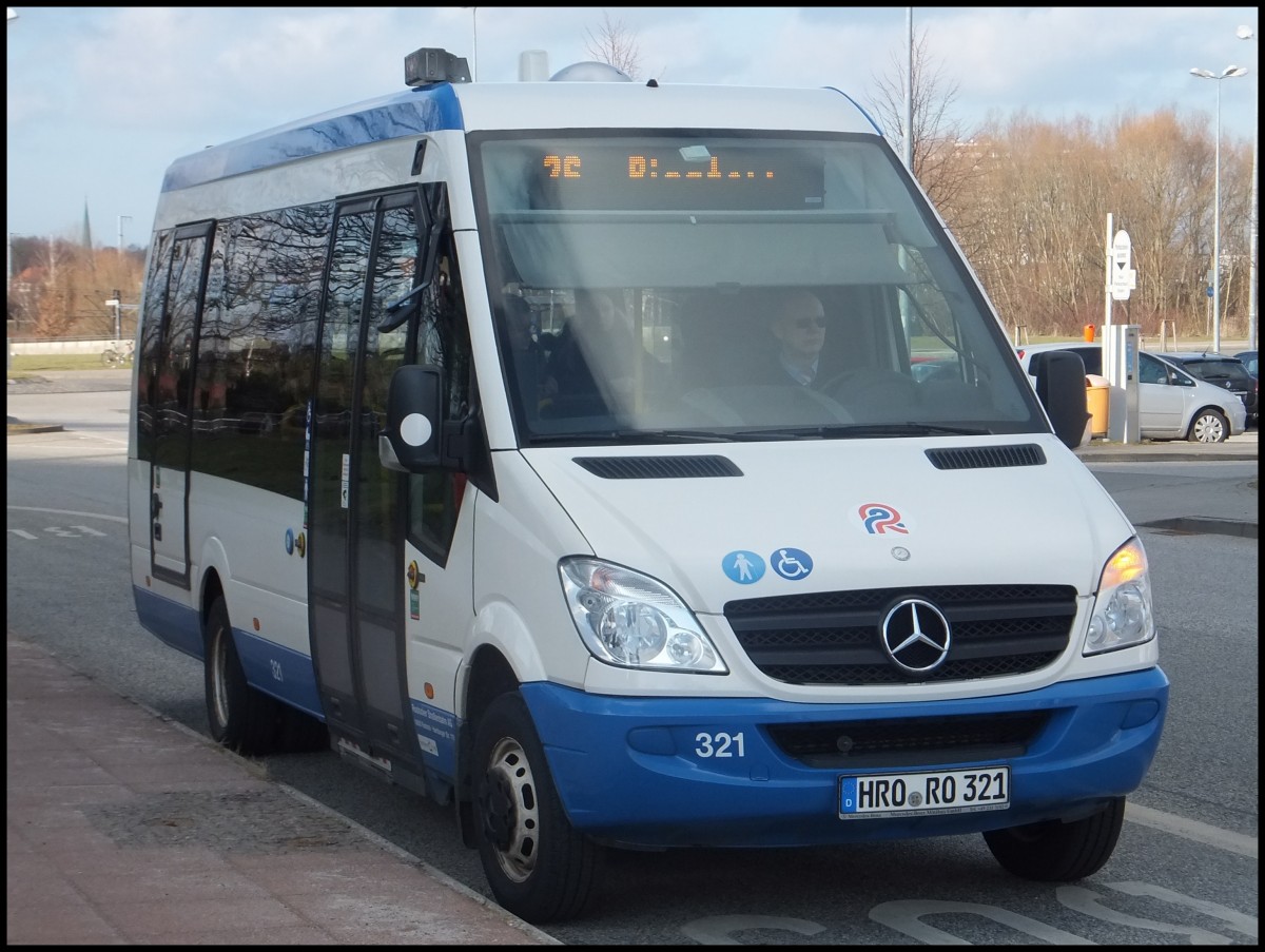 Mercedes Sprinter der Rostocker Stra�enbahn AG in Rostock.