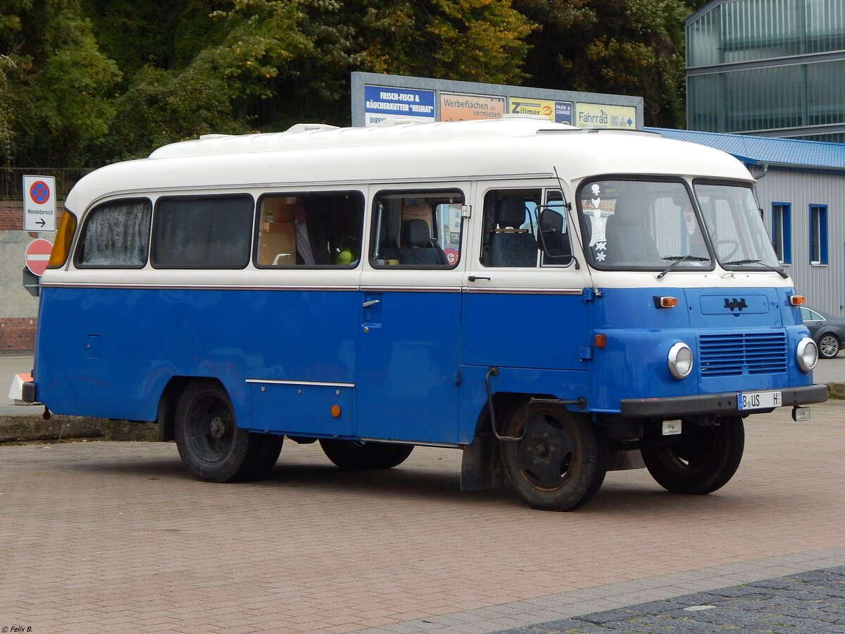 Robur aus Deutschland im Stadthafen Sassnitz.
