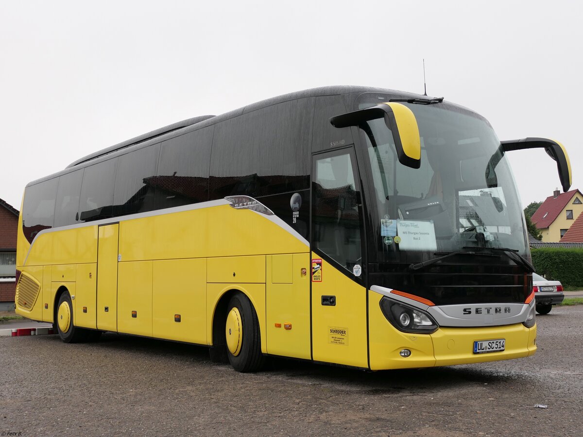 Setra 515 HD von Schröder aus Deutschland in Bergen.