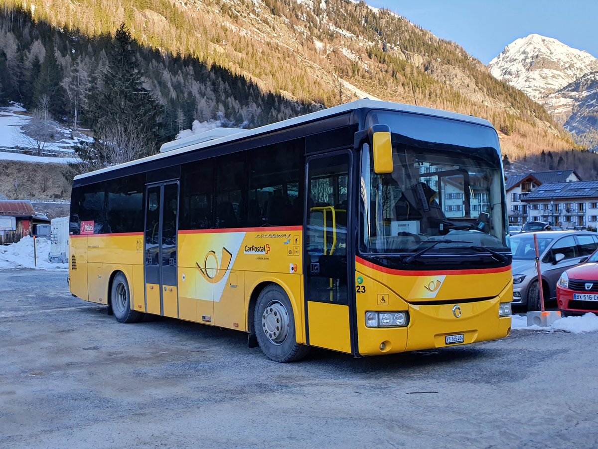 Vallorcine . 09-02-2020 . CarPostal . 23 . VS-365-404 . Irisbus . Crossway