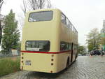Heckansicht eines B�ssing der LVG-Serie B�ssing DE 72 (LVG-Autobusse) am 29. September 2019 in Berlin. 