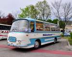 Oldtimer Setra S9 von Mitterbauer Reisen aus Nieder�sterreich am 22.4.2015 in Krems.