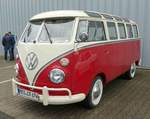 VW T 1 Samba, gesehen bei der Technorama Kassel im M�rz 2019