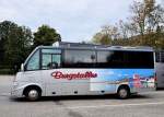 IVECO RAPIDO 65 C17,Kleinbus von BURGSTALLER Reisen aus Ober�sterreich,Krems,29.9.2012.