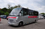 Midibus IVECO 70C17 vom Reiseb�ro BAUMGARTNER aus Ober�sterreich in Krems gesehen.