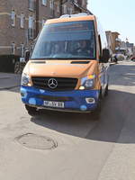 Mercedes Benz Sprinter City 65 (NF-SV 88)  als Stadtbus der Linie B in Westerland auf Sylt am 19.