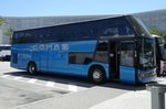 MB Ayats Olimpo 8 vom COMAS wartet auf ankommende Flugg�ste am Airport Palma / Mallorca im Juni 2016 