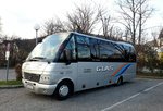 Mercedes Teamstar O 818 von Glas Reisen aus Ober�sterreich in Krems gesehen.