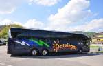 Irisbus Magelys von Datzinger Reisen aus Nieder�sterreich am 22.August 2014 in Krems.