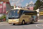 King Long von Raferzeder Reisen aus �sterreich im Mai 2018 in Krems.