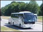 MAN Lion's Coach von Kiviks Buss aus Schweden mit H�nger in Sassnitz.