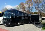 MAN Lion`s Coach von NKG Reisen (mit Radanh�nger) aus �sterreich in Krems.