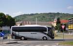 Mercedes Tourino von Blaguss Reisen aus �sterreich im Juni 2015 in Krems unterwegs.