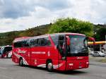 Mercedes Tourismo von M�chler aus der Schweiz in Krems gesehen.