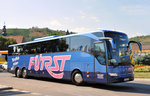 Mercedes Tourismo von F�rst Reisen aus der BRD in Krems gesehen.