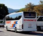 MERCEDES BENZ Travego von SCHINEWITZ Reisen aus �sterreich im September 2013 in Krems unterwegs.