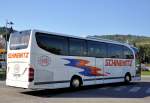 MERCEDES BENZ Travego von SCHINEWITZ Reisen aus �sterreich im September 2013 in Krems unterwegs.