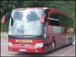 Mercedes Travego von Hilgen aus Deutschland im Stadthafen Sassnitz.