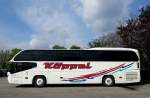 Neoplan Cityliner von K�ppal aus Deutschland am 14.4.2014 in Krems gesehen.