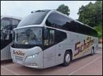 Neoplan Cityliner von Sch�fer aus Deutschland im Stadthafen Sassnitz.
