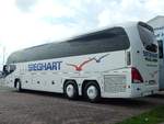Neoplan Cityliner von Sieghart aus Deutschland im Stadthafen Sassnitz.