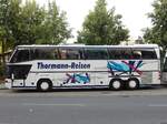 Neoplan Spaceliner von Pakull-Thormann Reisen aus Deutschland in Neubrandenburg. 