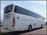 Scania Irizar aus Nieder�sterreich im Stadthafen Sassnitz.