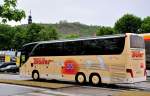 Setra 415 HDH vom Reisedienst M�ller aus Deutschland am 17.Mai 2014 in Krems.