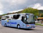 Setra 415 GT-HD von Mitterbauer Reisen aus �sterreich am 21.August 2014 in Krems gesehen.