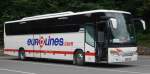 Setra S416 GT-HD, steht auf dem Busparkplatz am K�nigsee im Juli 2015