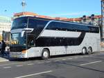 Setra 431 DT von Todbjerg Busser aus Dänemark in Berlin.