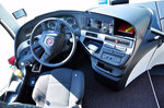 Cockpit des neuen Setra 516 MD vom Reiseb�ro Penner aus Nieder�sterreich in Krems gesehen.