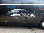 Sch�nes Seitendekor am Setra 517 HD  S�dafrika  von H�ffmann Reisen aus der BRD.