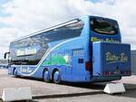 Setra 531 DT von Elbus-Reise naus Deutschland im Stadthafen Sassnitz.